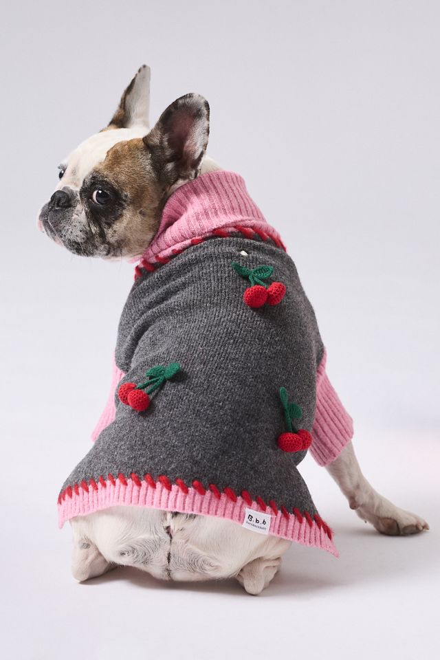 BarkBarkBaby Cherry Kiss Dog Sweater #1