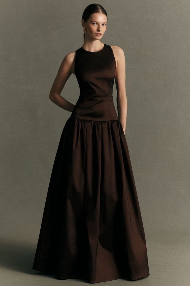 Hansel & Gretel Iris Taffeta Drop-Waist Dress #2