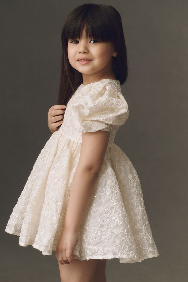 Bardot Juliet Embroidered Mini Flower Girl Dress | Anthropologie