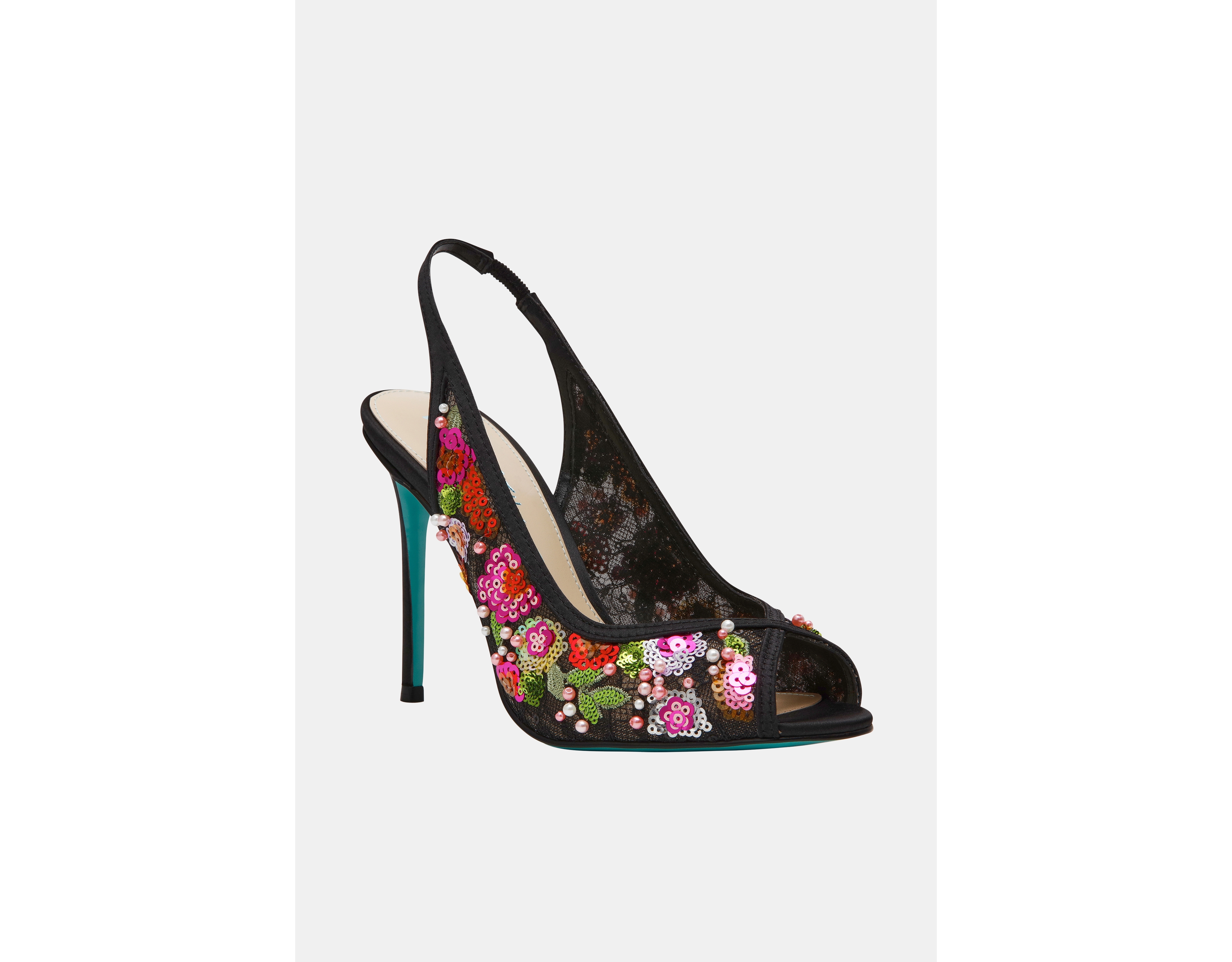Betsey Johnson Gerri Sequin Heels