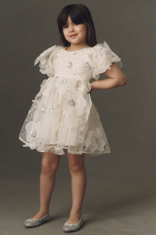 Bardot Jamie Flower Heart Mini Flower Girl Dress #1