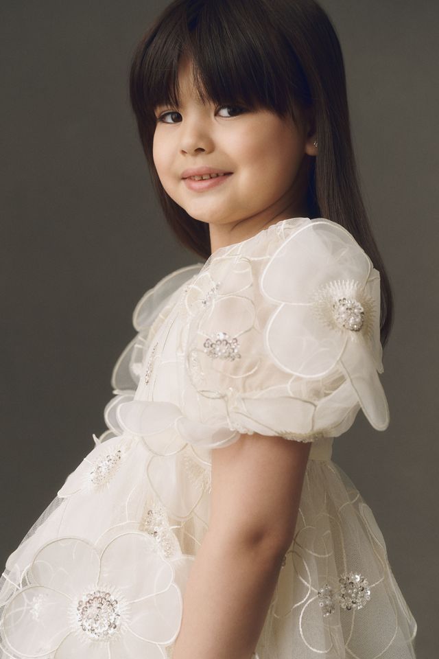 Bardot Jamie Flower Heart Mini Flower Girl Dress #2