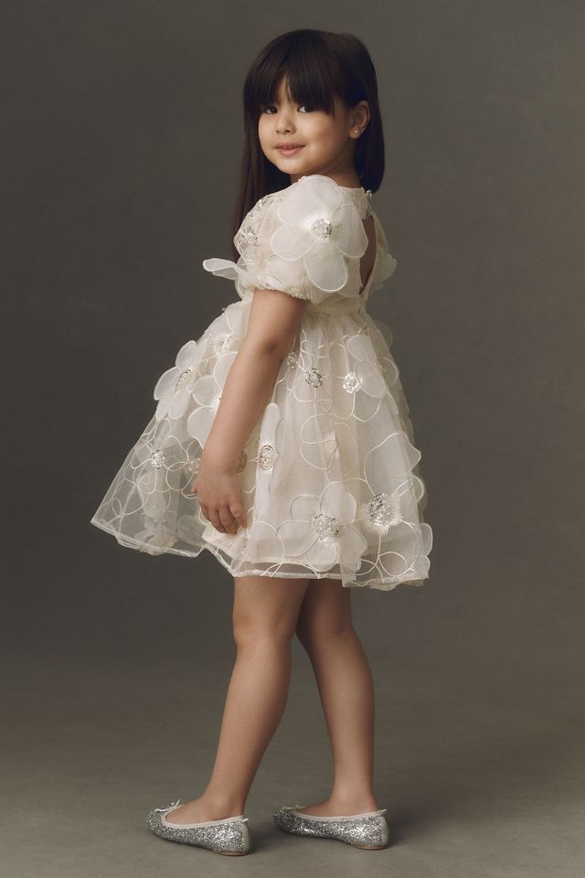 Bardot Jamie Flower Heart Mini Flower Girl Dress #3