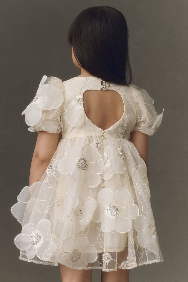 Bardot Jamie Flower Heart Mini Flower Girl Dress #4