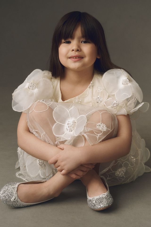 Bardot Jamie Flower Heart Mini Flower Girl Dress #5
