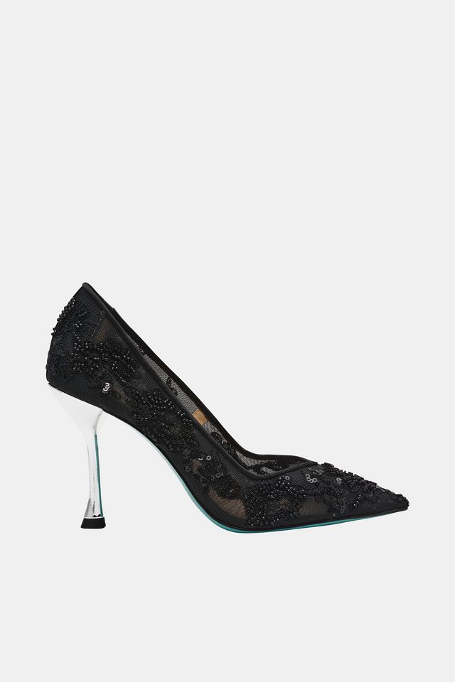 Betsey Johnson Jeni Mesh Heels #2