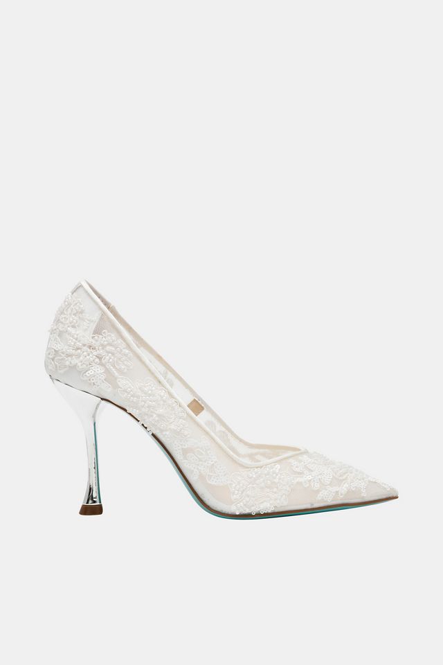 Betsey Johnson Jeni Mesh Heels #2