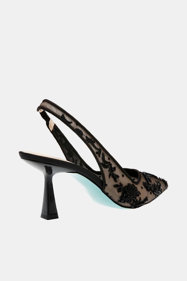 Betsey Johnson Nikki Mesh Heels #2