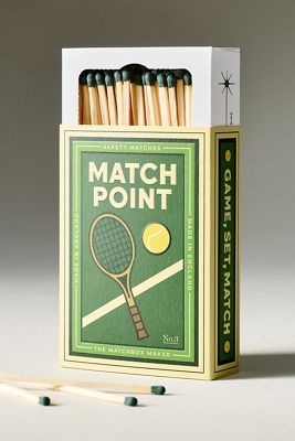Match Box Maker Match Point! Tennis Safety Matches