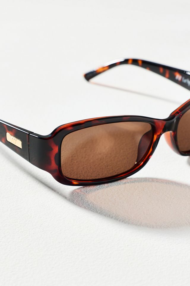Le Specs Gigglemug Rectangle Wrapped Sunglasses #2