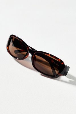 Le Specs Duskfall Slim Oval Sunglasses | Anthropologie