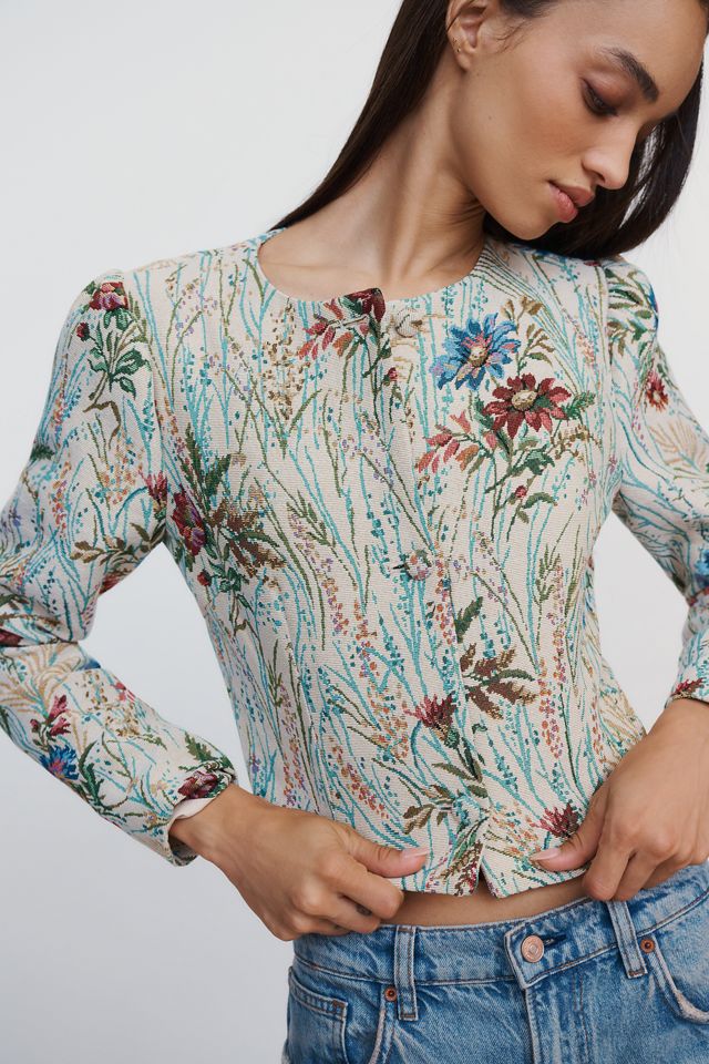 Sisters Celeste Cropped Kimono Blouse #1