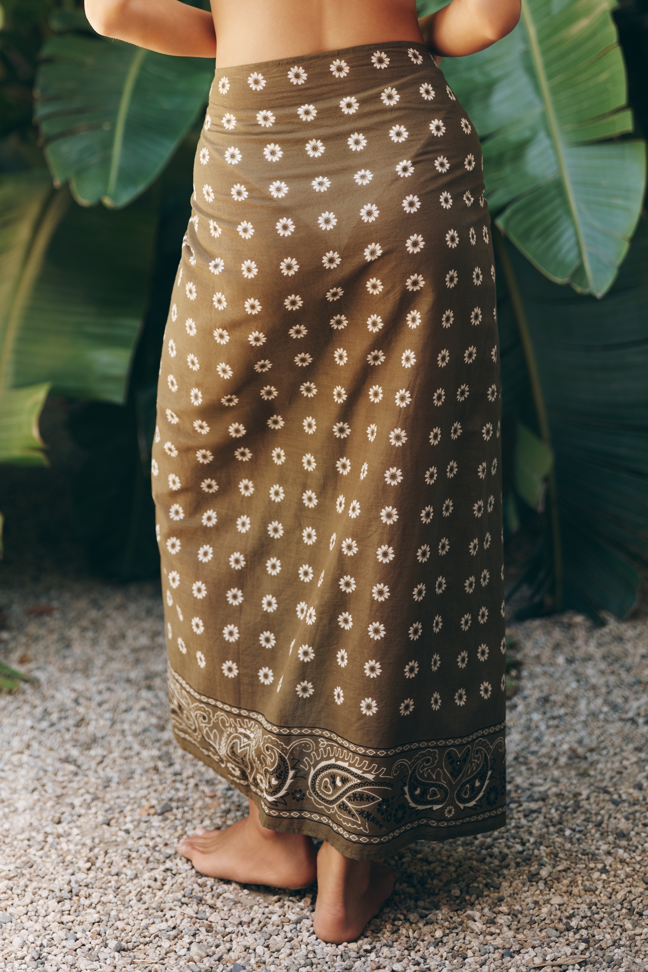 Sunshine Tienda Cotton Bandana Print Sarong