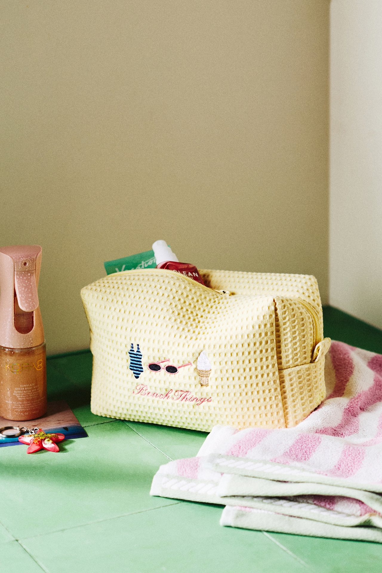 Abbode Waffle Cosmetic Bag