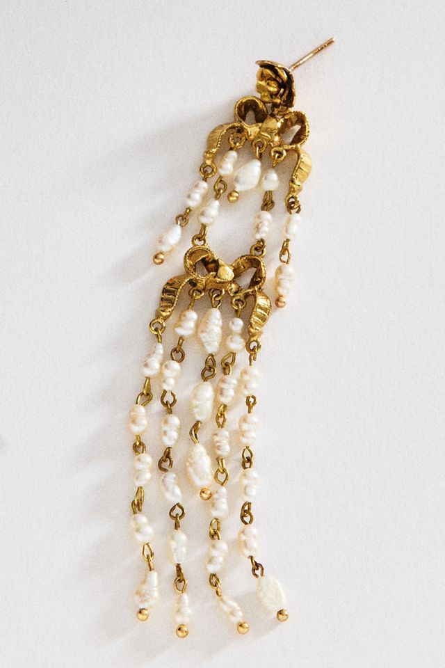 ALÉMAIS Pearl Duster Drop Earrings #1