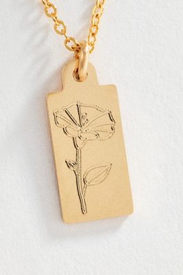 Set & Stones Tawney Birth Flower Necklace