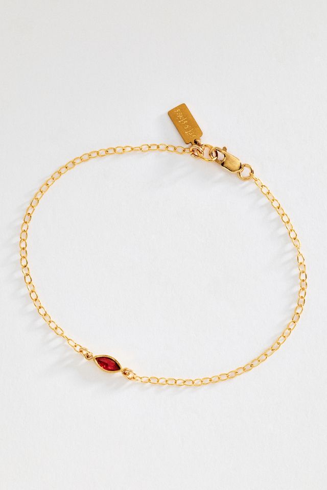 Set & Stones Marquise Birthstone Bracelet #2