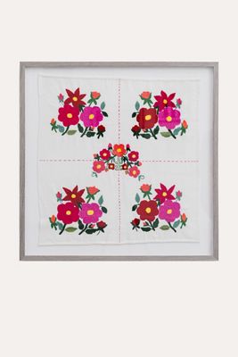Proud Mary Flora Embroidered Textile