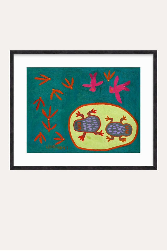 Proud Mary Birds are Catching Flying Ants After the Rain Painting #1