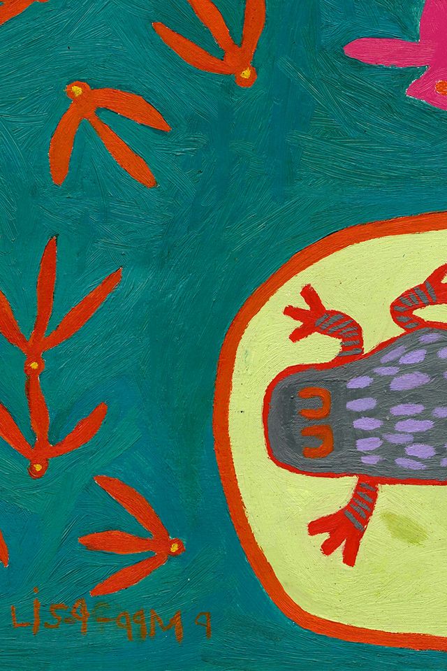 Proud Mary Birds are Catching Flying Ants After the Rain Painting #2