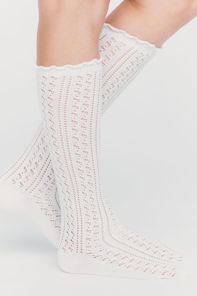 By Anthropologie Pointelle Knee-High Socks #1