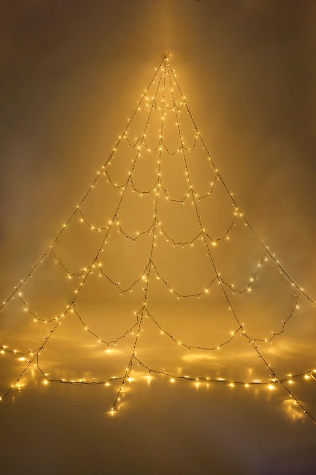 Giant Illuminated LED Spider Web #1