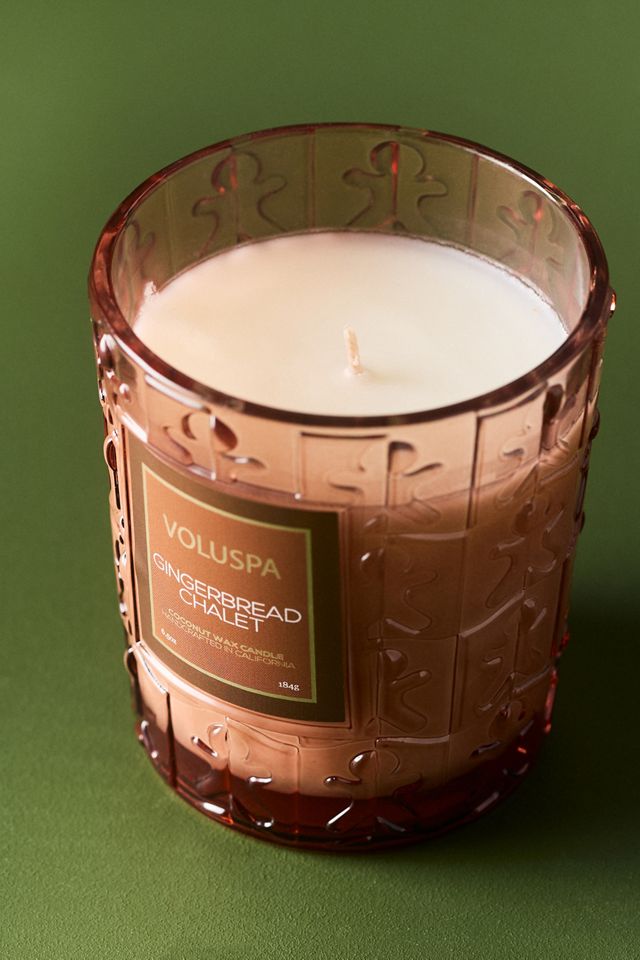 Voluspa Gourmand Gingerbread Chalet Boxed Glass Candle #2