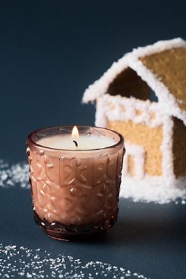 Voluspa Gourmand Gingerbread Chalet Boxed Ornament Candle