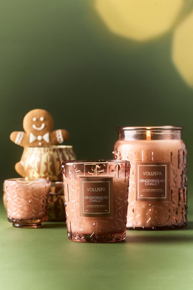 Voluspa Gourmand Gingerbread Chalet 3-Wick Tinned Candle #1