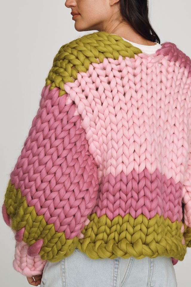 Hope Macaulay Noa Wool Chunky Knit Cardigan #1