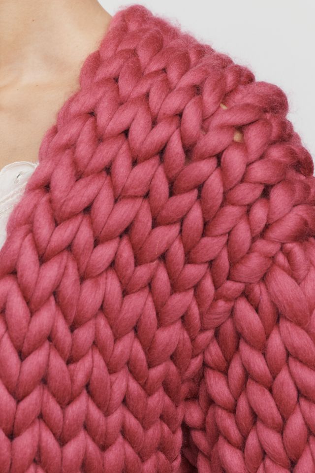 Hope Macaulay Mulberry 100% Wool Cardigan #3
