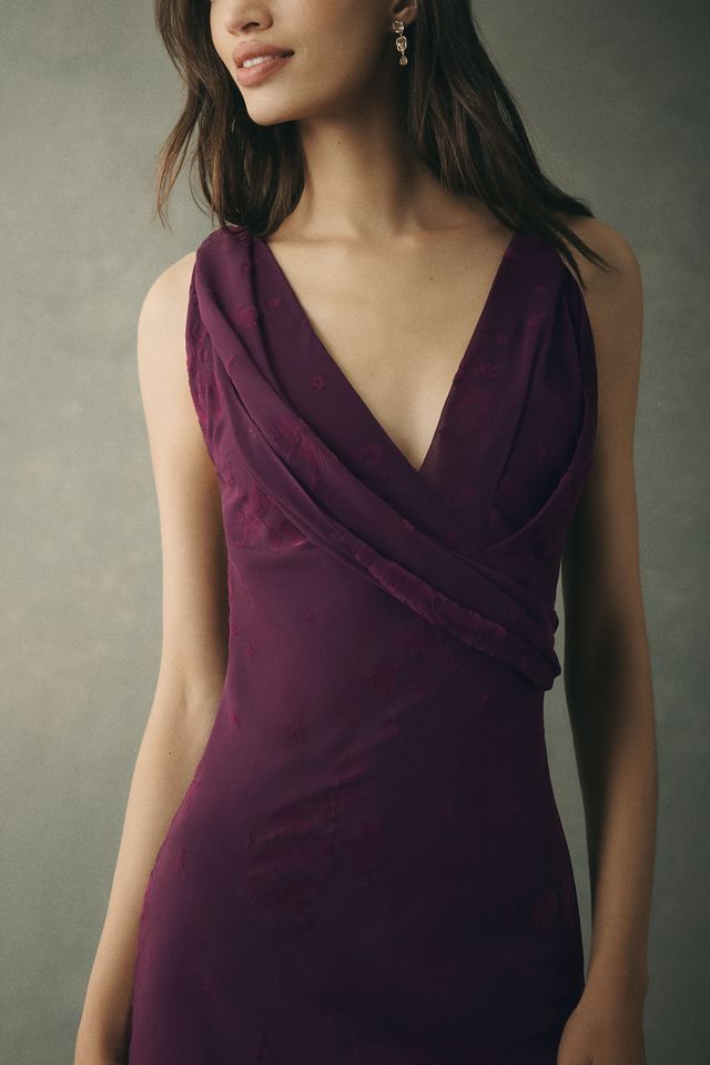 BHLDN Velvet Burnout Maxi Dress #1