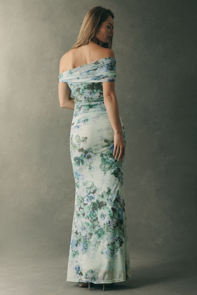 BHLDN Off-Shoulder Mesh Maxi Dress #2