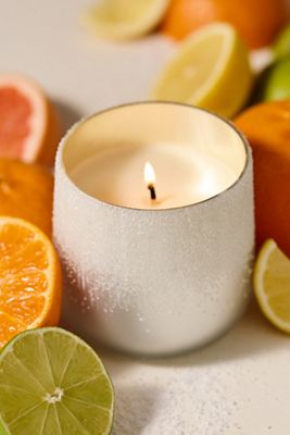 Capri Blue Volcano Icy Small Glass Decorator Candle