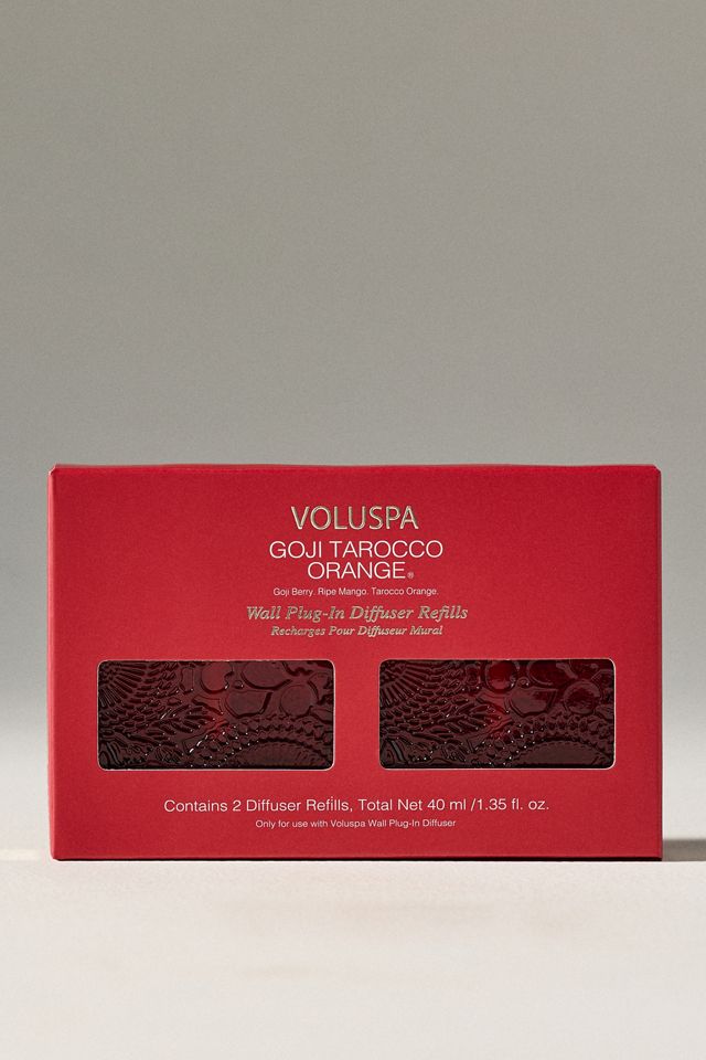 Voluspa Fruity Goji Tarocco Orange Wall Diffuser Refil, Set of 2 #1