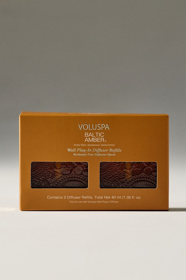 Voluspa Woody Baltic Amber Wall Diffuser Refill, Set of 2 #2