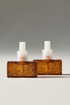 Voluspa Woody Baltic Amber Wall Diffuser Refill, Set of 2