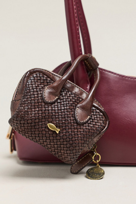 Campomaggi Tania Micro Bag Charm In Brown