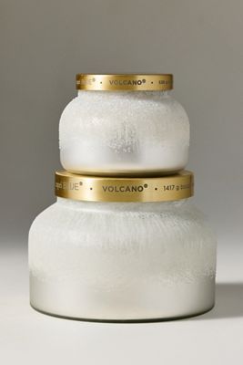 Capri Blue Fruity Volcano Icy Glass Jar Candle