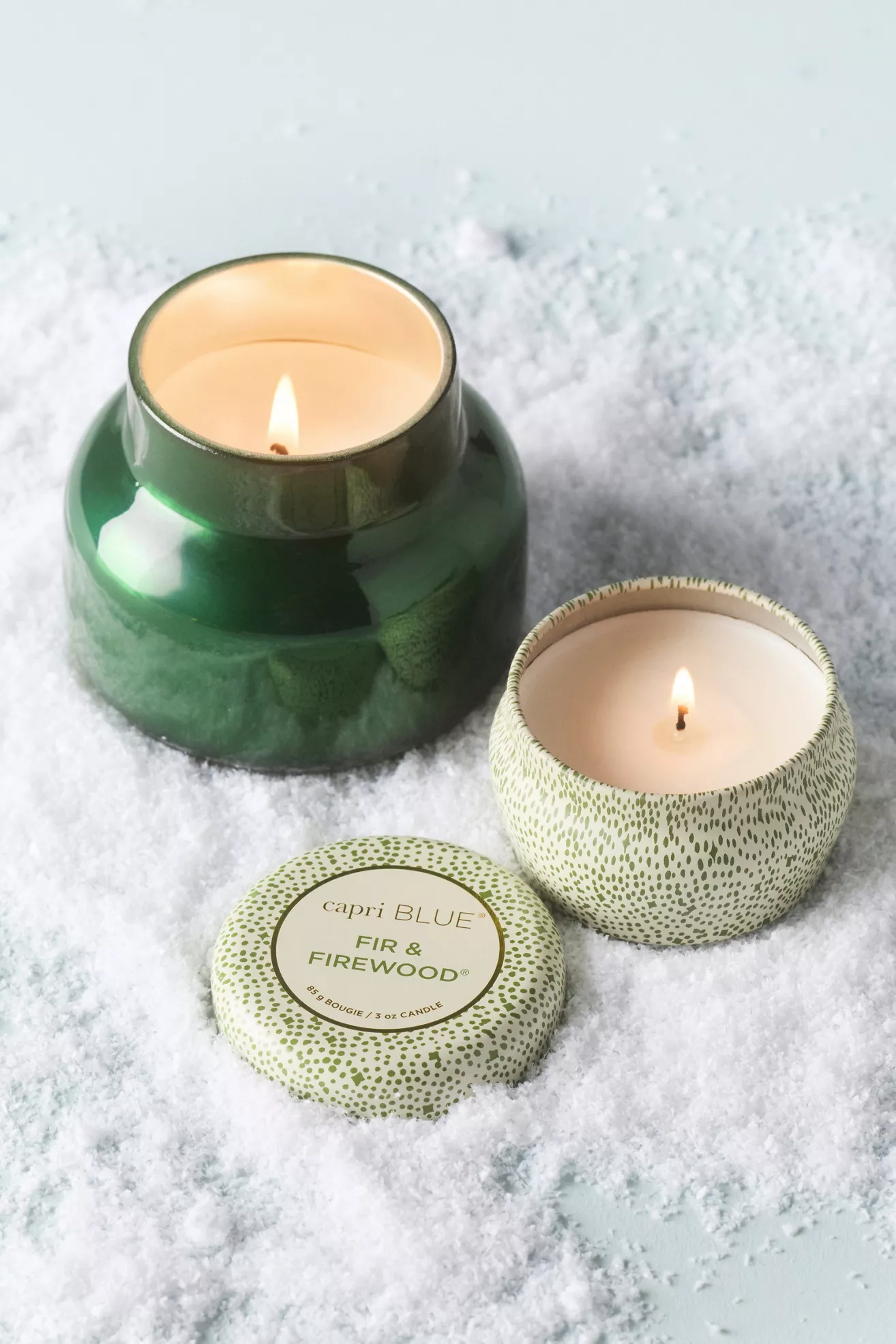 Capri Blue Fir & Firewood Stacking Candle Gift Set - thumbnail 3