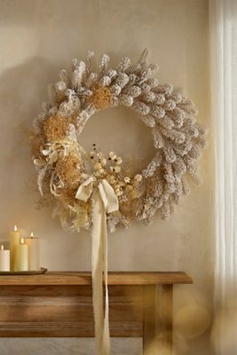 Terrain Faux Ivory Fir Wreath