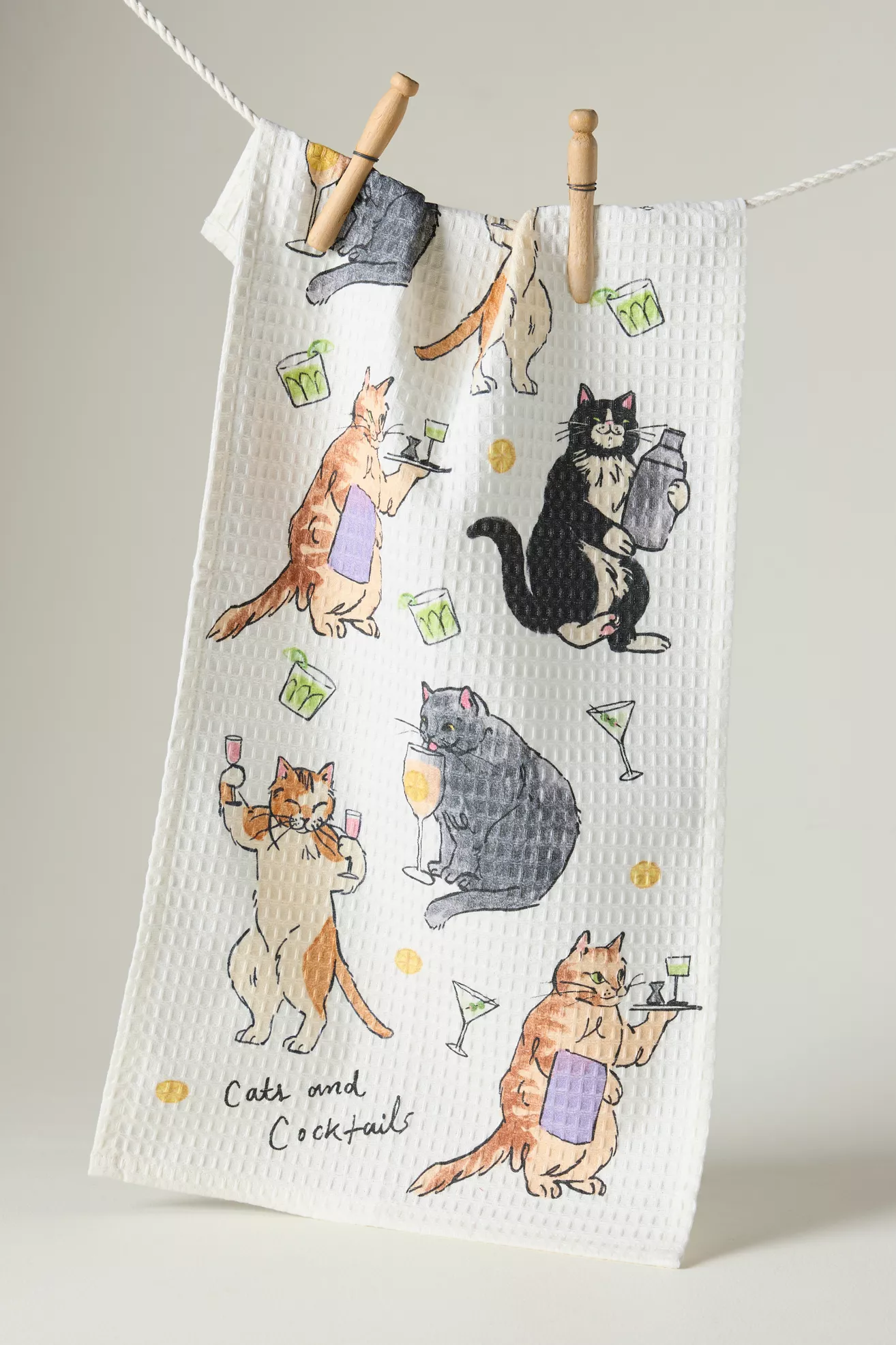 Cotton Cats & Cocktails Bar Towel