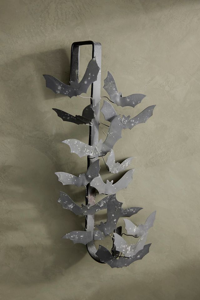 Flying Bats Iron Wreath Hanger #2