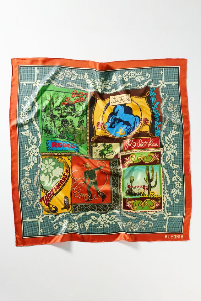 ALÉMAIS Ace 100% Silk Scarf #1