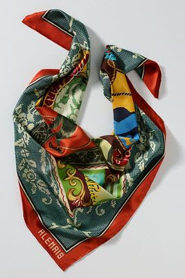 ALÉMAIS Ace 100% Silk Scarf