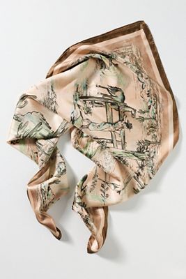 ALÉMAIS Scout 100% Silk Scarf
