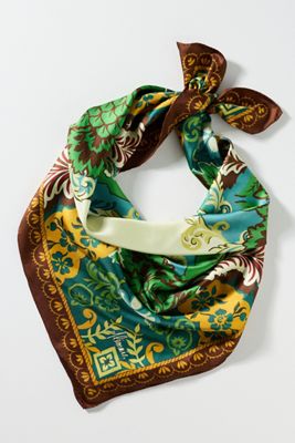 ALÉMAIS Florence 100% Silk Scarf