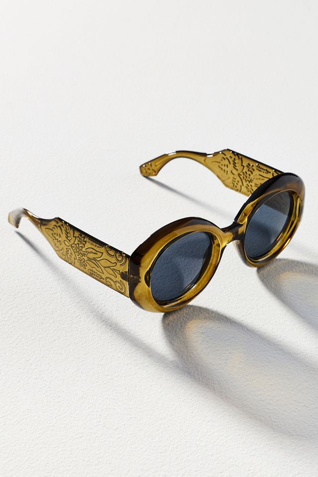 I-SEA Circle Floral Sunglasses #2