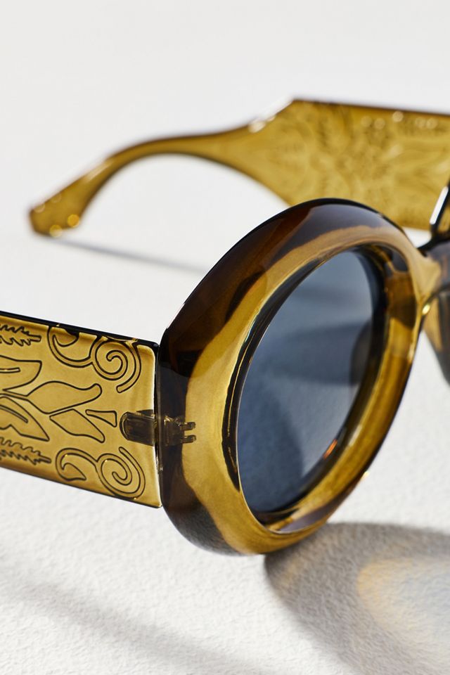 I-SEA Circle Floral Sunglasses #3