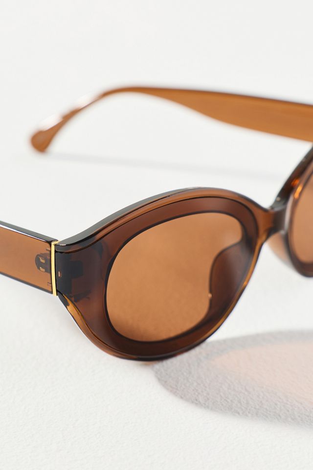 I-SEA Chunky Oval Sunglasses #2